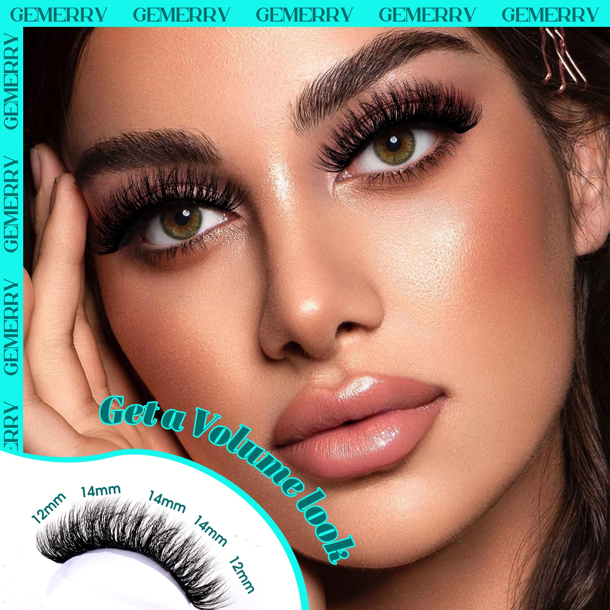 GEMERRY cruelty-free handmade clusters offer a high-quality DIY lash experience