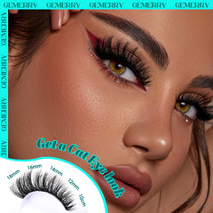 GEMERRY lash clusters use soft, lightweight materials for comfortable all-day wear