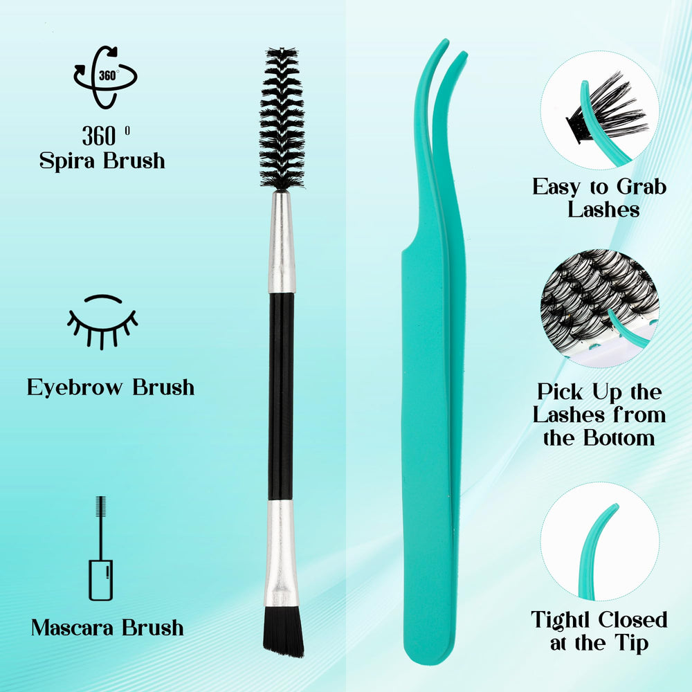 GEMERRY precision lash-tweezers shown for accurate cluster placement