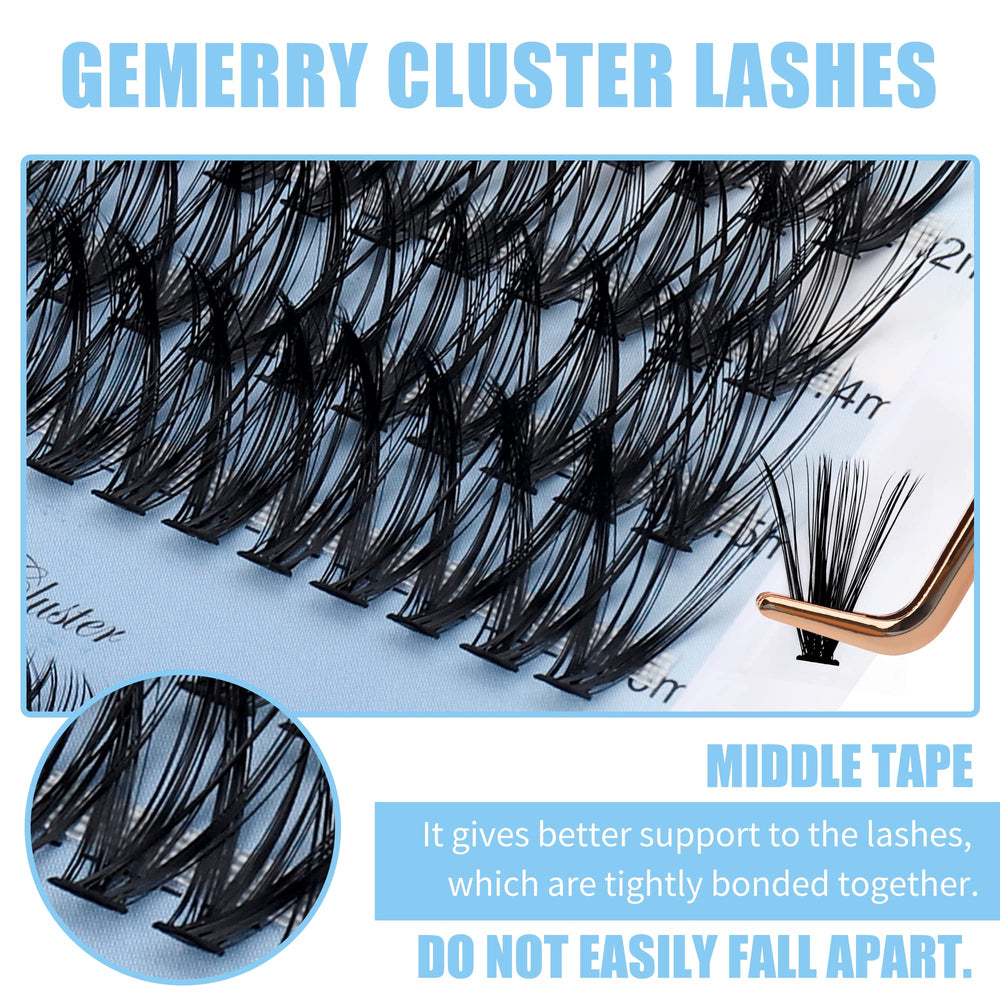 GEMERRY reusable lash clusters stay usable with proper care and gentle handling