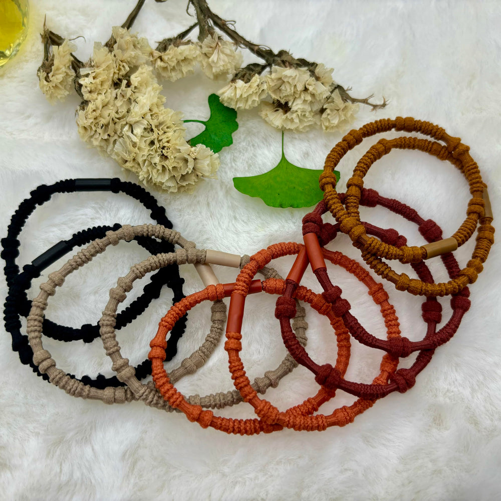 GEMGIMY hair ties bracelet-style wear as accessory