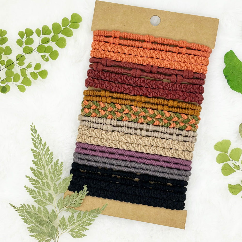 GEMGIMY hair ties variety colors patterns for coordinating outfits