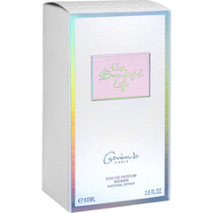 Gemina B eau de parfum spray application demonstrates smooth mist for all-day wear.