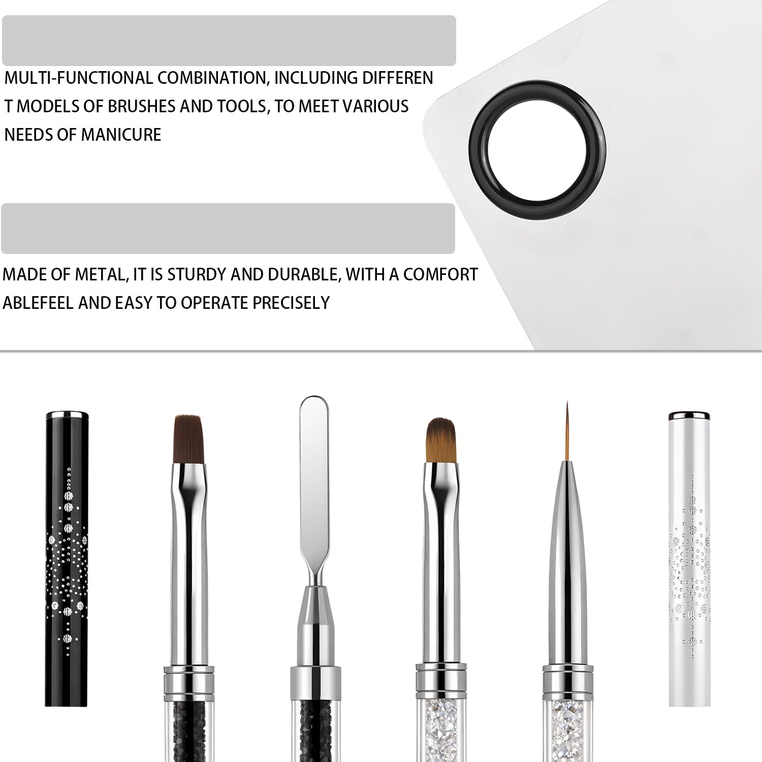 Gemsanva nail-art-brush-detail enables fine lines and floral designs with smooth control.