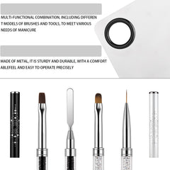 Gemsanva nail-art-brush-detail enables fine lines and floral designs with smooth control.