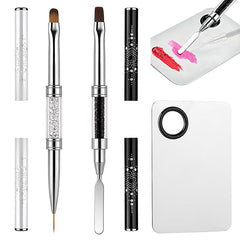 Gemsanva packaging photo presents a ready-to-use professional nail brush set for fast prep.