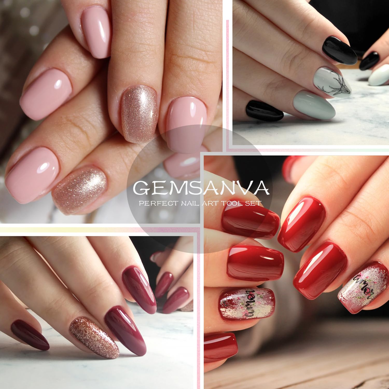 Gemsanva uv-gel-brush-detail supports even gel coverage for seamless layers.