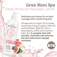 Gena Mani Spa Massage Lotion hand application for soothing conditioning