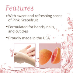 Gena Mani Spa Massage Lotion non-greasy finish close-up showing quick absorption