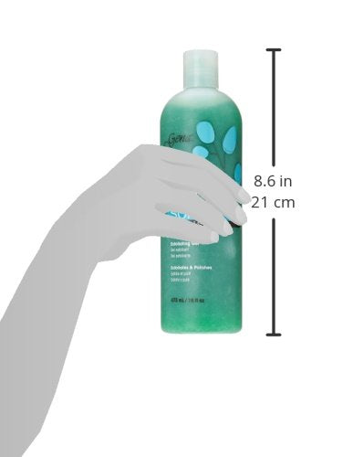 Gena Pedi Scrub Gel packaging highlights easy, mess-free application