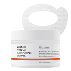 Genabelle PDRN 360° Eye Mask shows full eye-area coverage for a refreshed look.