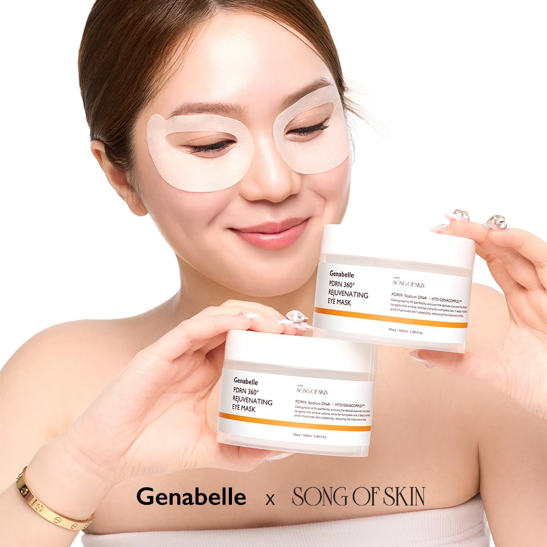 Genabelle PDRN 360° Eye Mask channels PDRN and peptides for targeted renewal.