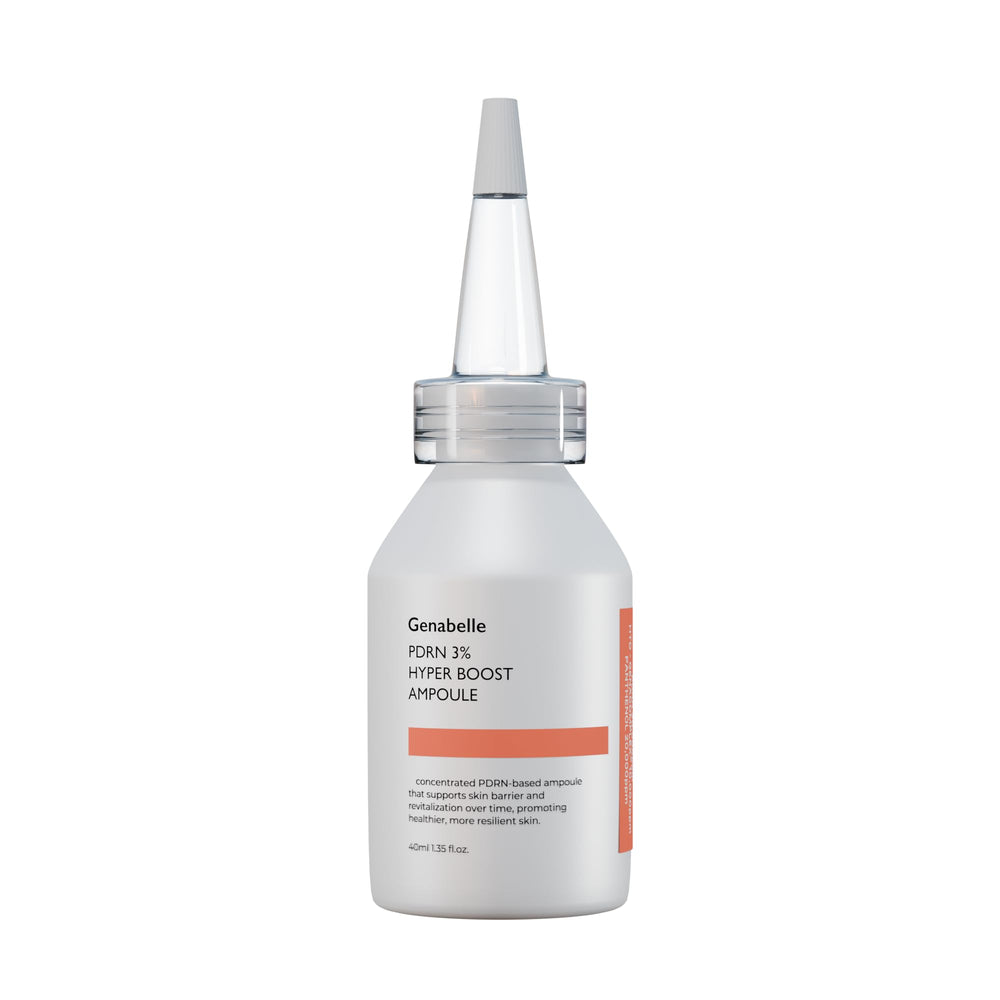 Genabelle PDRN 3% Hyper Boost Ampoule being applied on hand showing lightweight texture