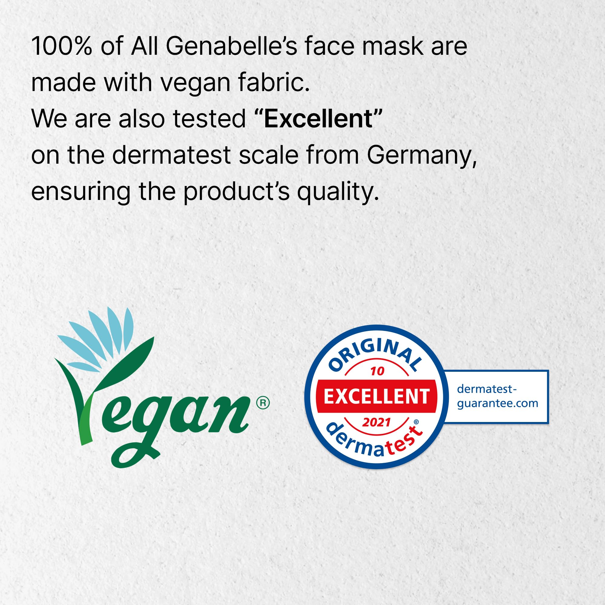 Genabelle PDRN mask tone-evening image underscores clarity and even skin tone improvement