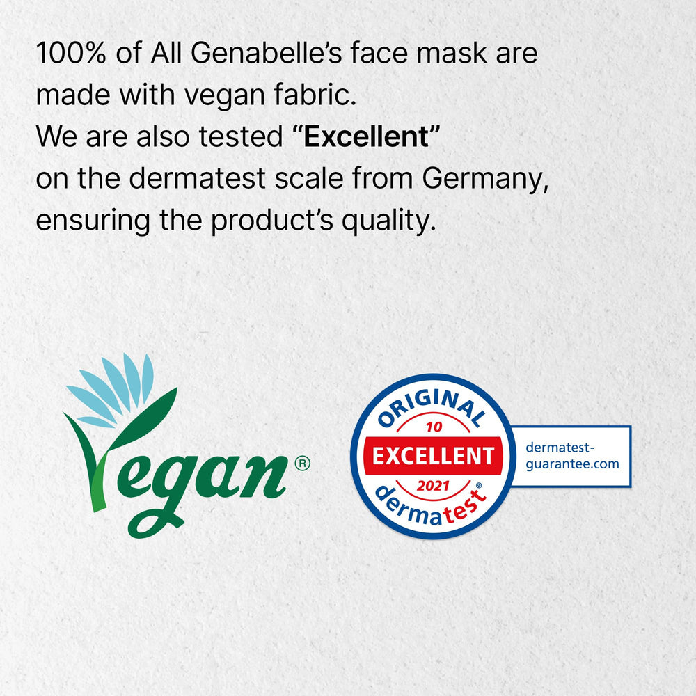 Genabelle PDRN mask tone-evening image underscores clarity and even skin tone improvement