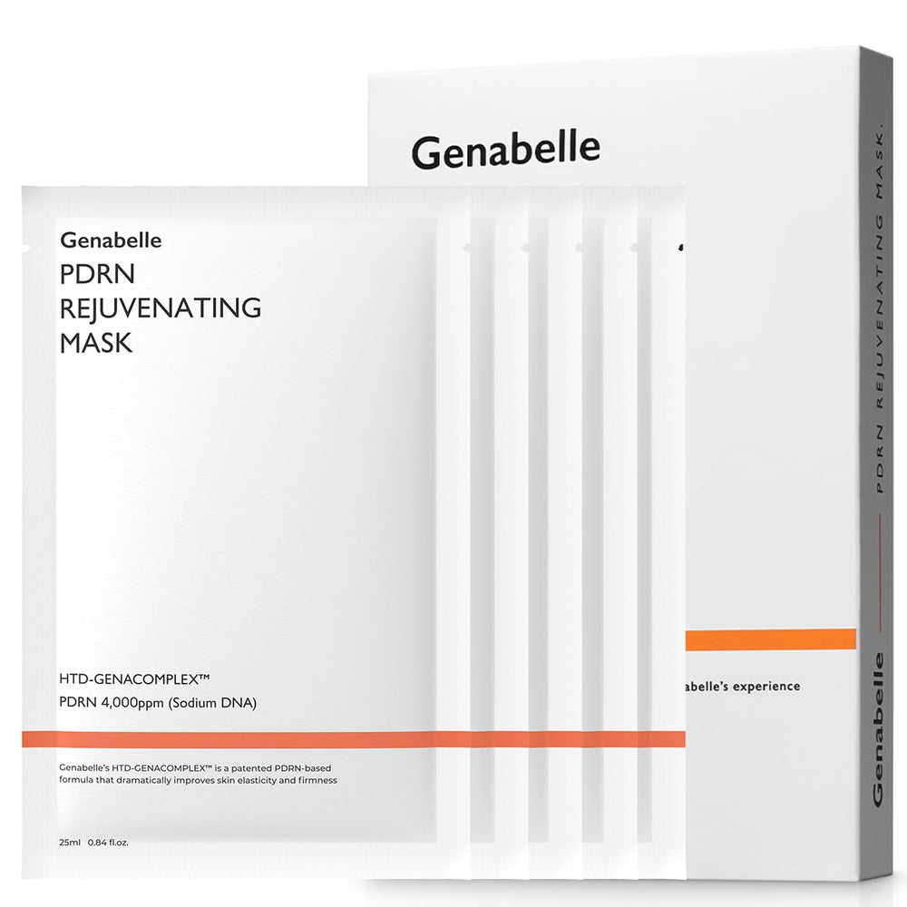 Genabelle PDRN Rejuvenating Mask Sheet hydration close-up highlights deep moisture for smoother skin