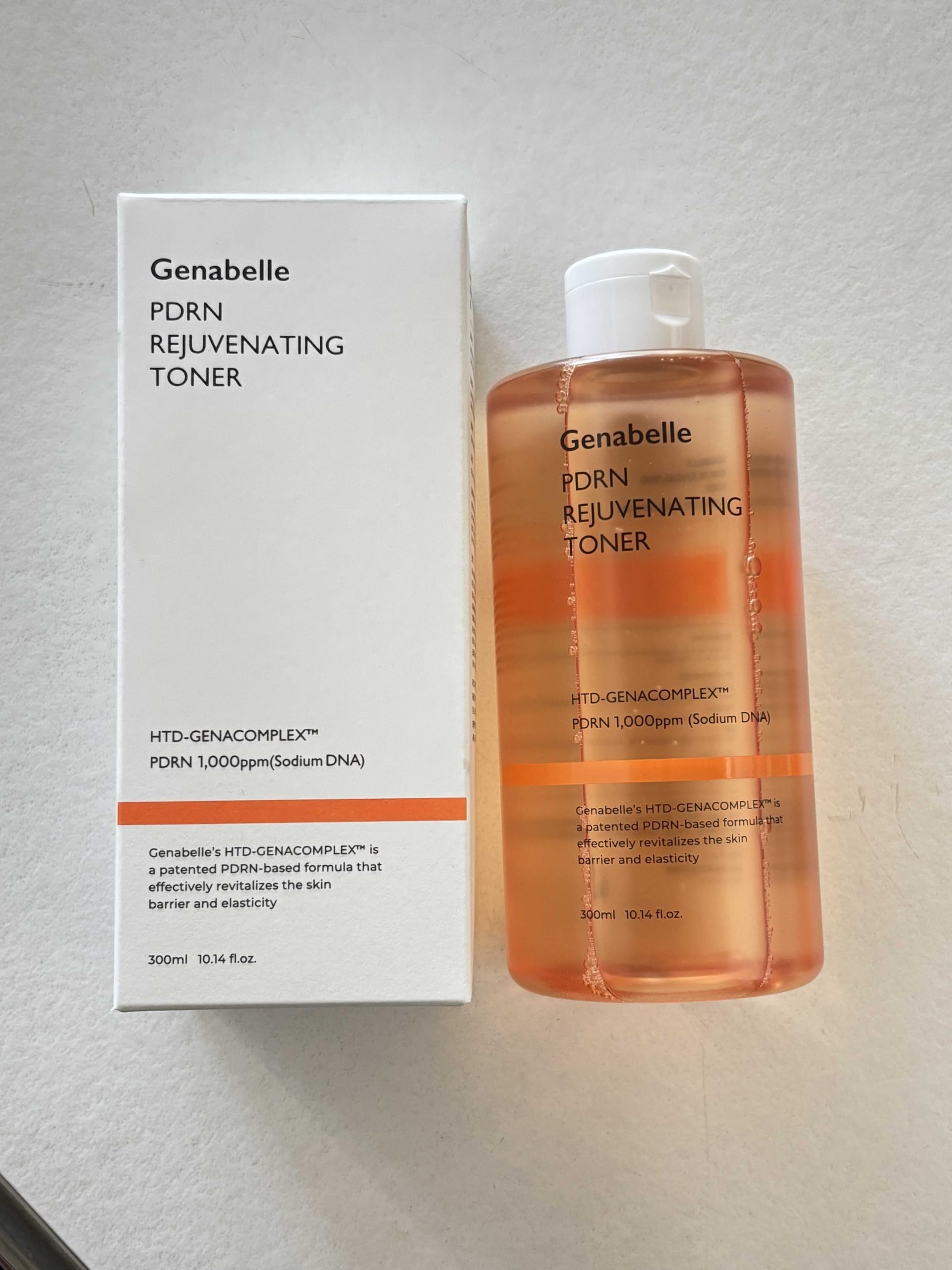 Genabelle PDRN Toner in morning routine setting for refreshed skin