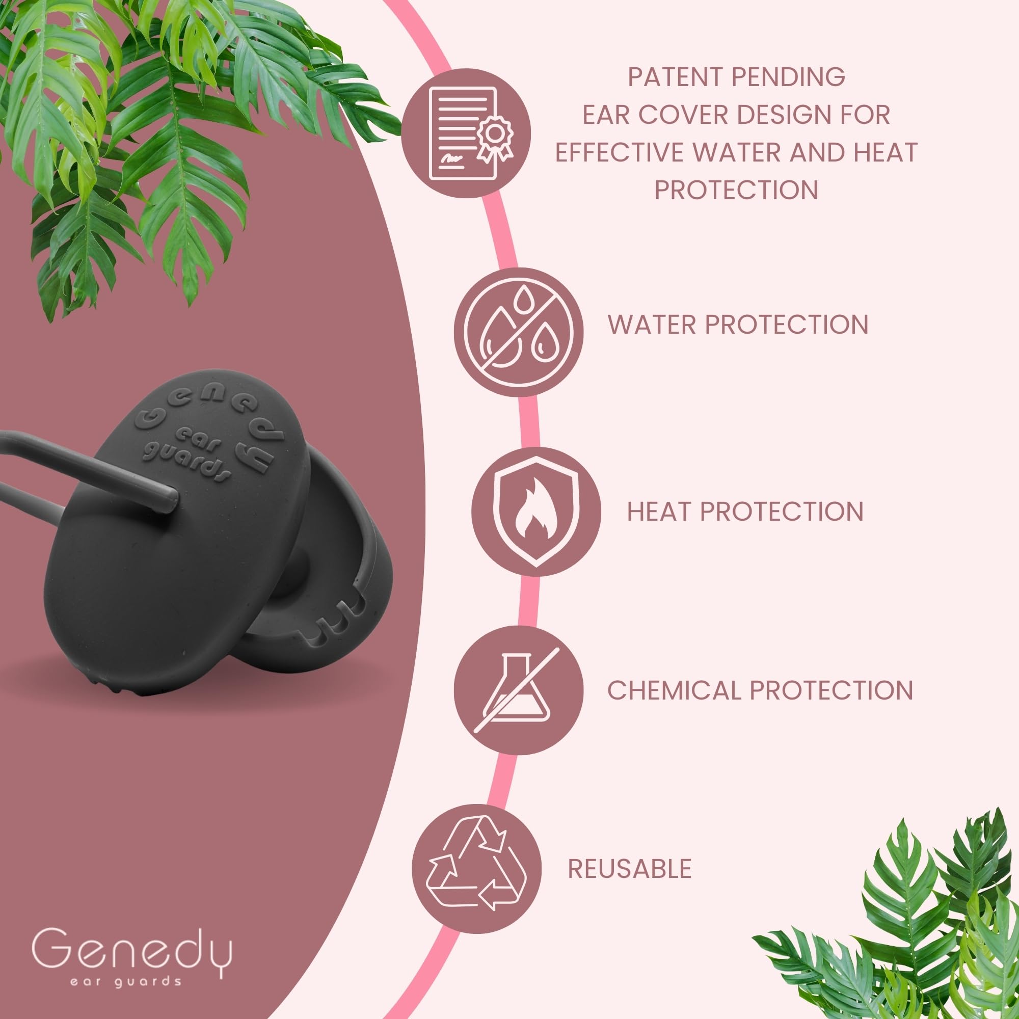 Genedy reusable silicone ear caps highlight hygienic, durable design