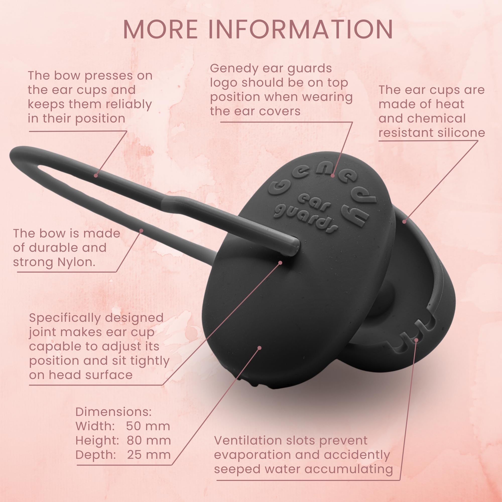 Genedy ear covers enabling music while showering with wireless earbuds