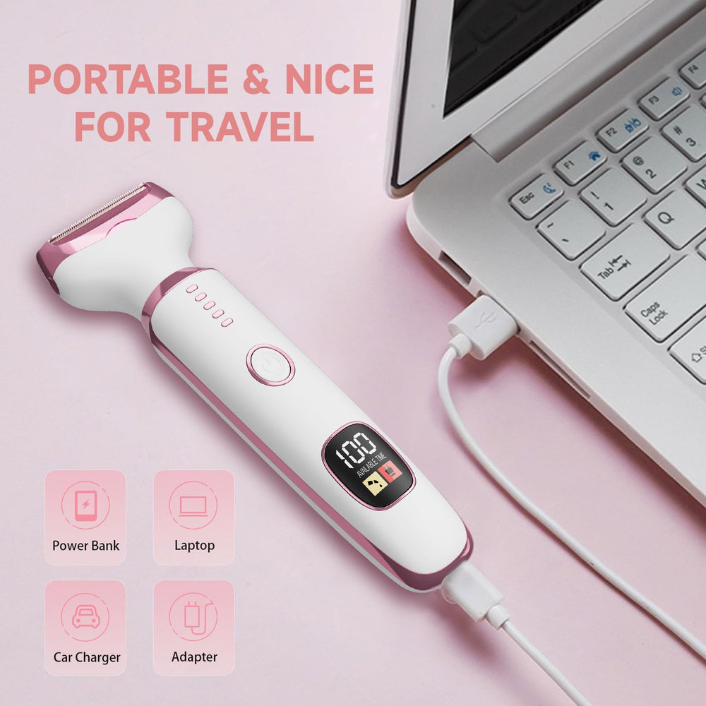 Generic 5-in-1 electric razor for women eyebrow-trimmer enables precise shaping.