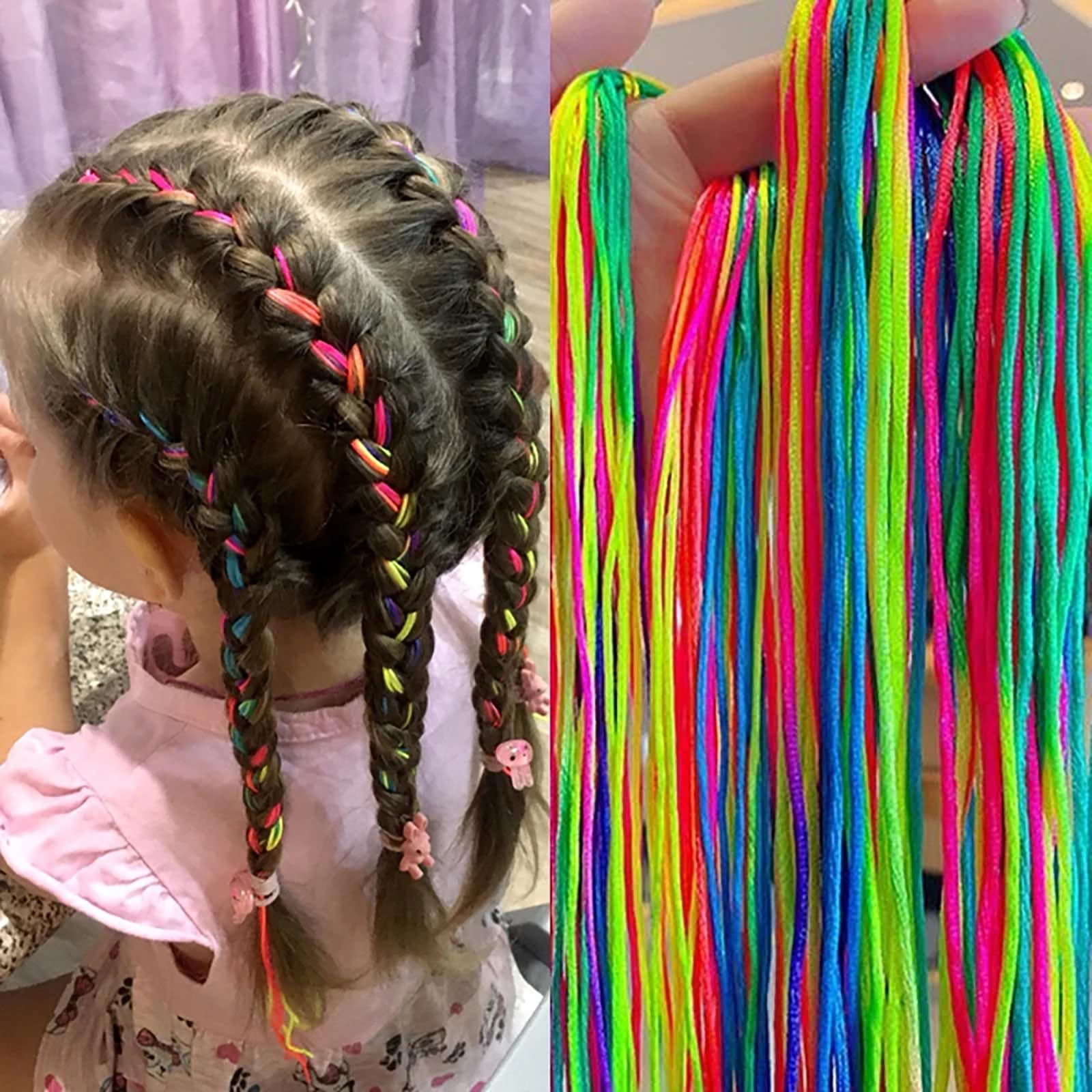 Generic braid hair accessory easy to wear and wrap for quick DIY styles.