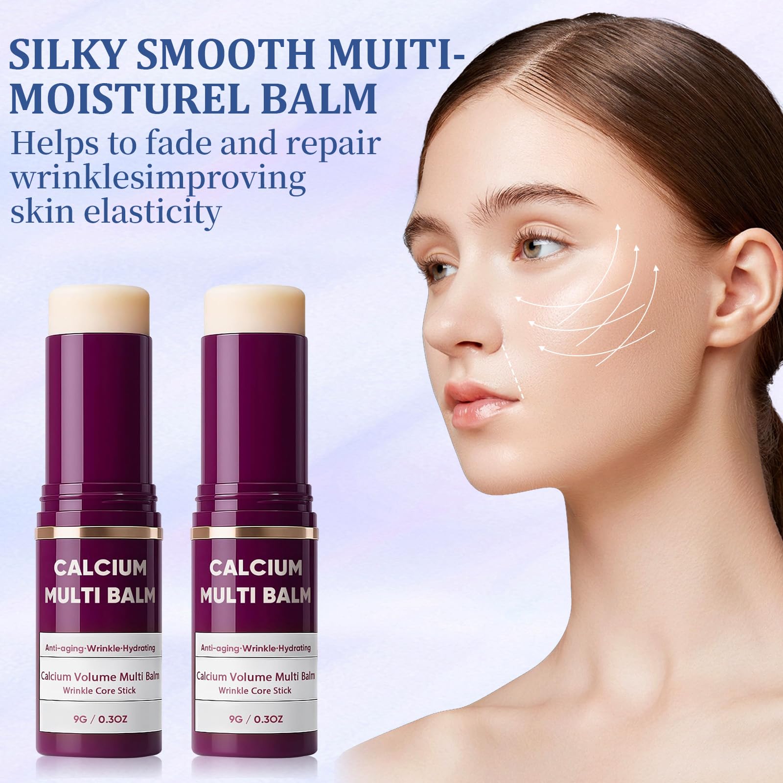 Generic Calcium Multi Balm used on the neck to refresh and hydrate.