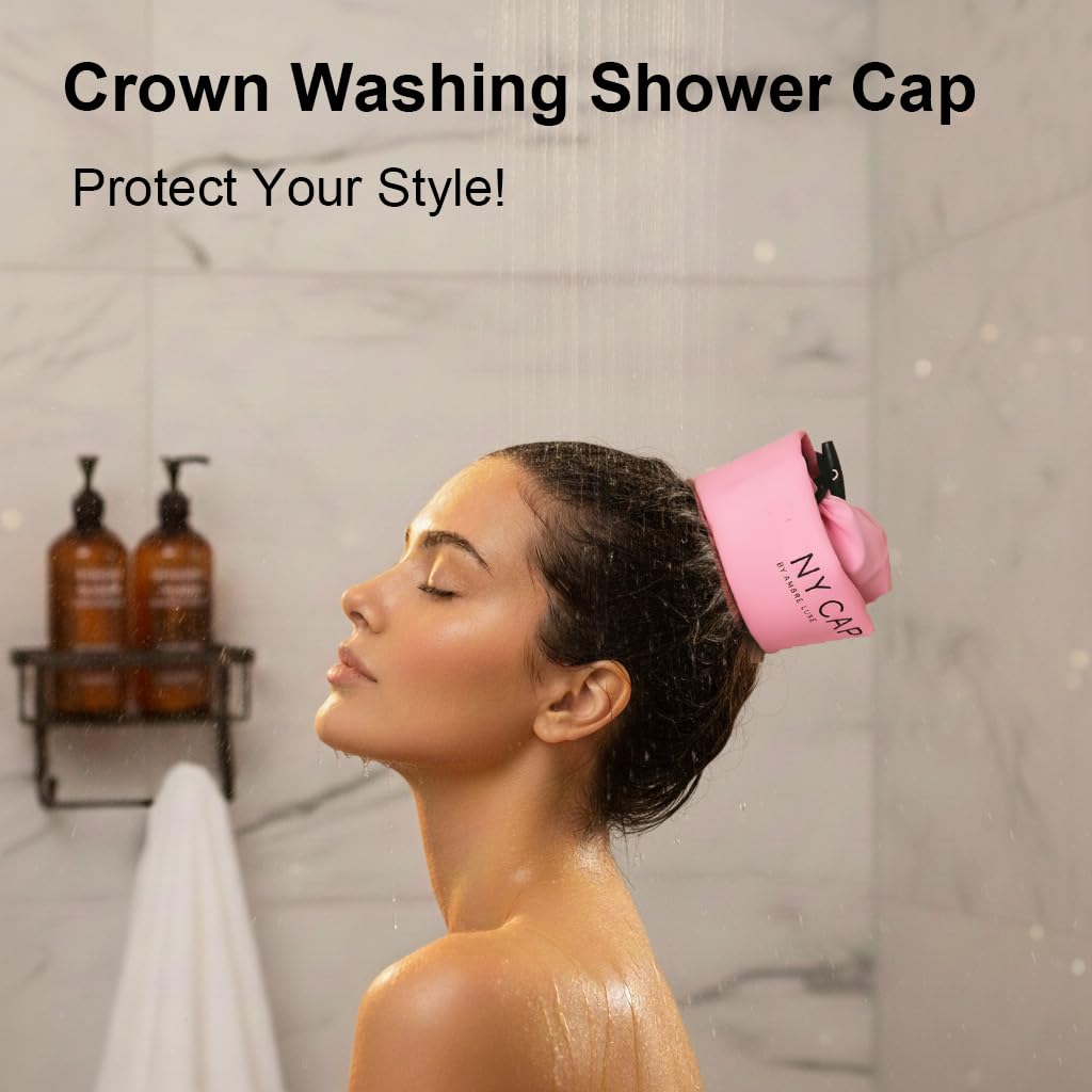 Generic Crown Washing Cap elastic-band fit keeps ends dry during washing.