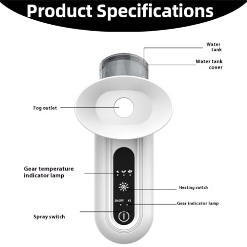 Generic Eye Steam Sprayer compact design in travel case for on-the-go relief