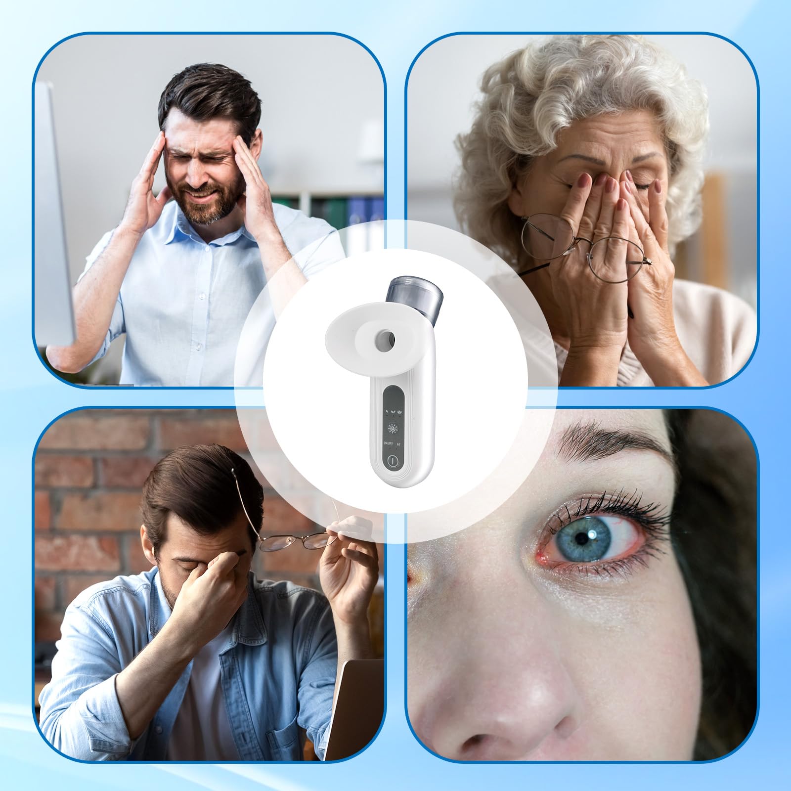 Generic Eye Steam Sprayer gentle mist safe for sensitive eyes