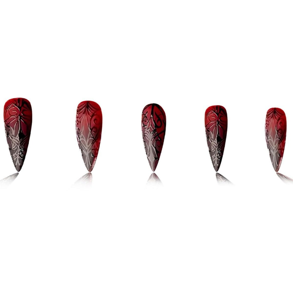 Generic Halloween nails full-cover collection delivers durable, reusable false nails for quick try-on glam.