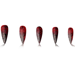 Generic Halloween nails full-cover collection delivers durable, reusable false nails for quick try-on glam.