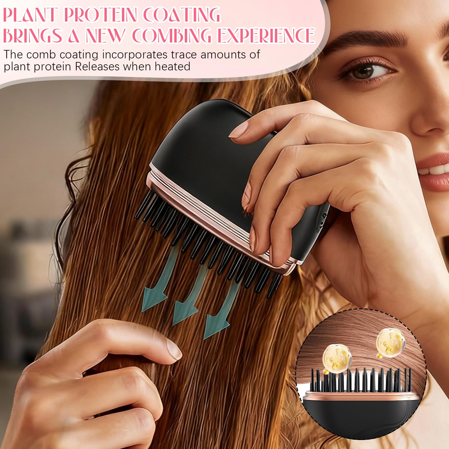 Generic Mini Straightener anti-scald housing and safety cover for peace of mind.