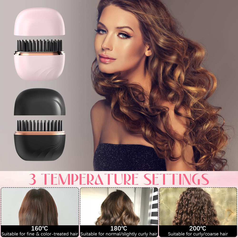 Generic Mini Straightener compact design fits in a purse or travel bag.