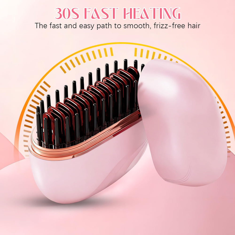 Generic Mini Straightener cordless USB-rechargeable design enables on-the-go touch-ups.