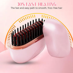 Generic Mini Straightener cordless USB-rechargeable design enables on-the-go touch-ups.