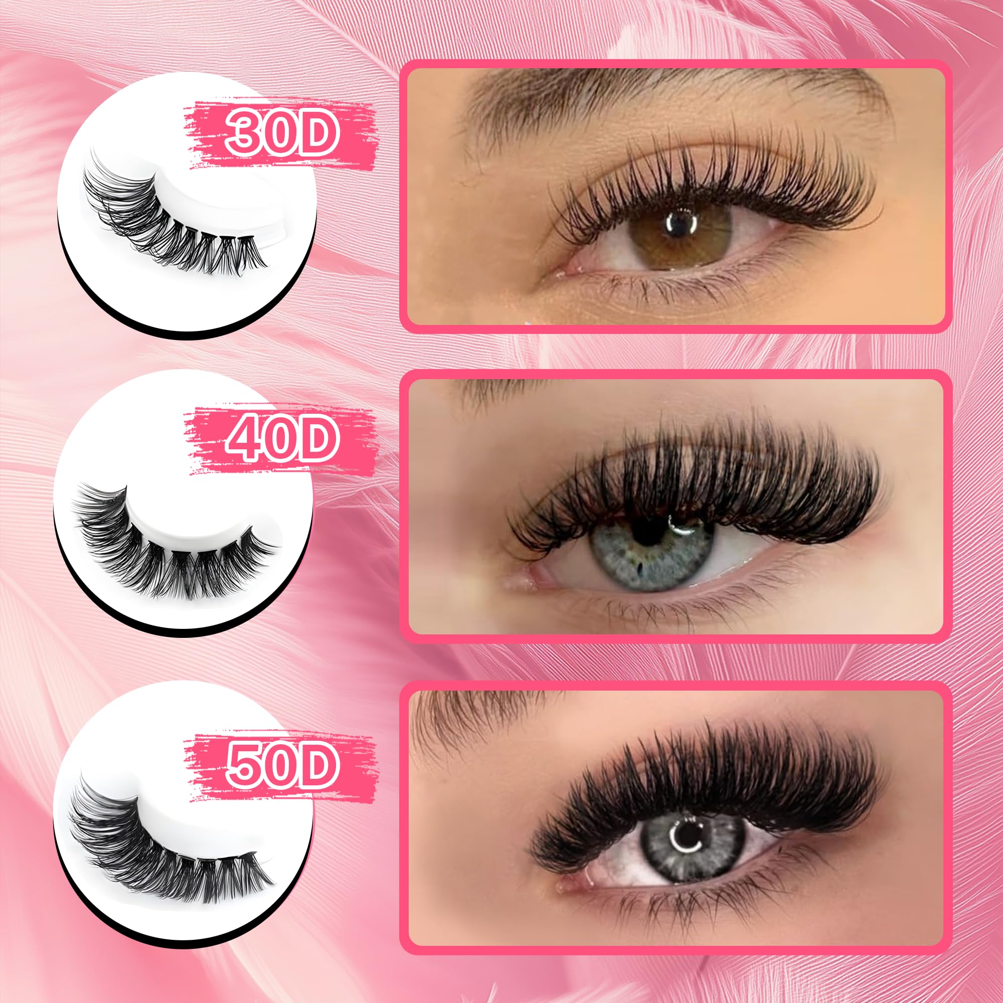 Generic Mixed-lengths 9-16mm shows versatile styling options