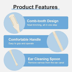 Generic nose hair trimmer durability emphasizes ABS and stainless steel build.