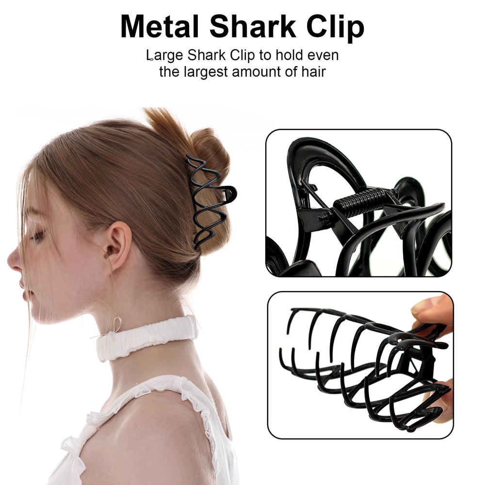 Pinza de metal Generic para uso en ducha y maquillaje.