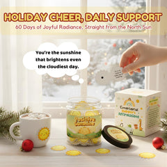 Generic Positive Sunshine Jar 60-affirmation cards, daily motivation notes for encouragement and stress relief.