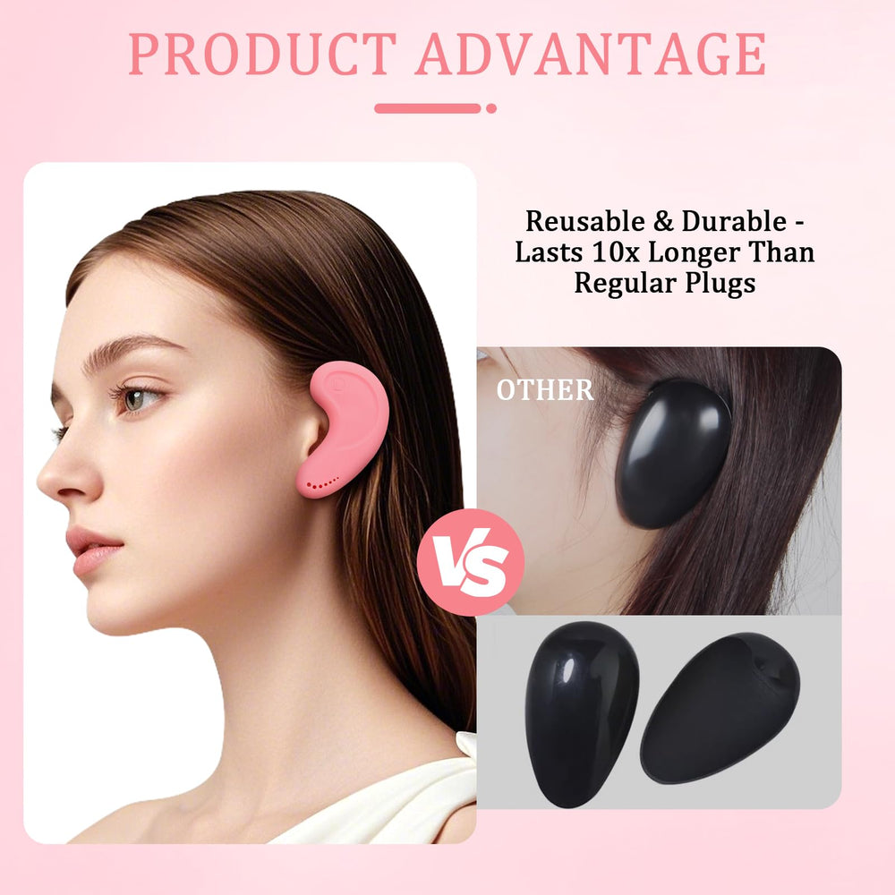 Generic silicone ear covers soft pink offer comfortable all-day wear
