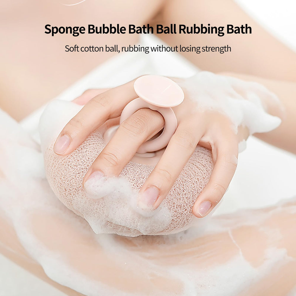 Generic sunflower bath sponge gift set ideal for self-care gifting.