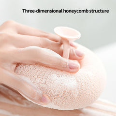 Generic sunflower embedded sponge massage particles add deeper cleansing and foam.