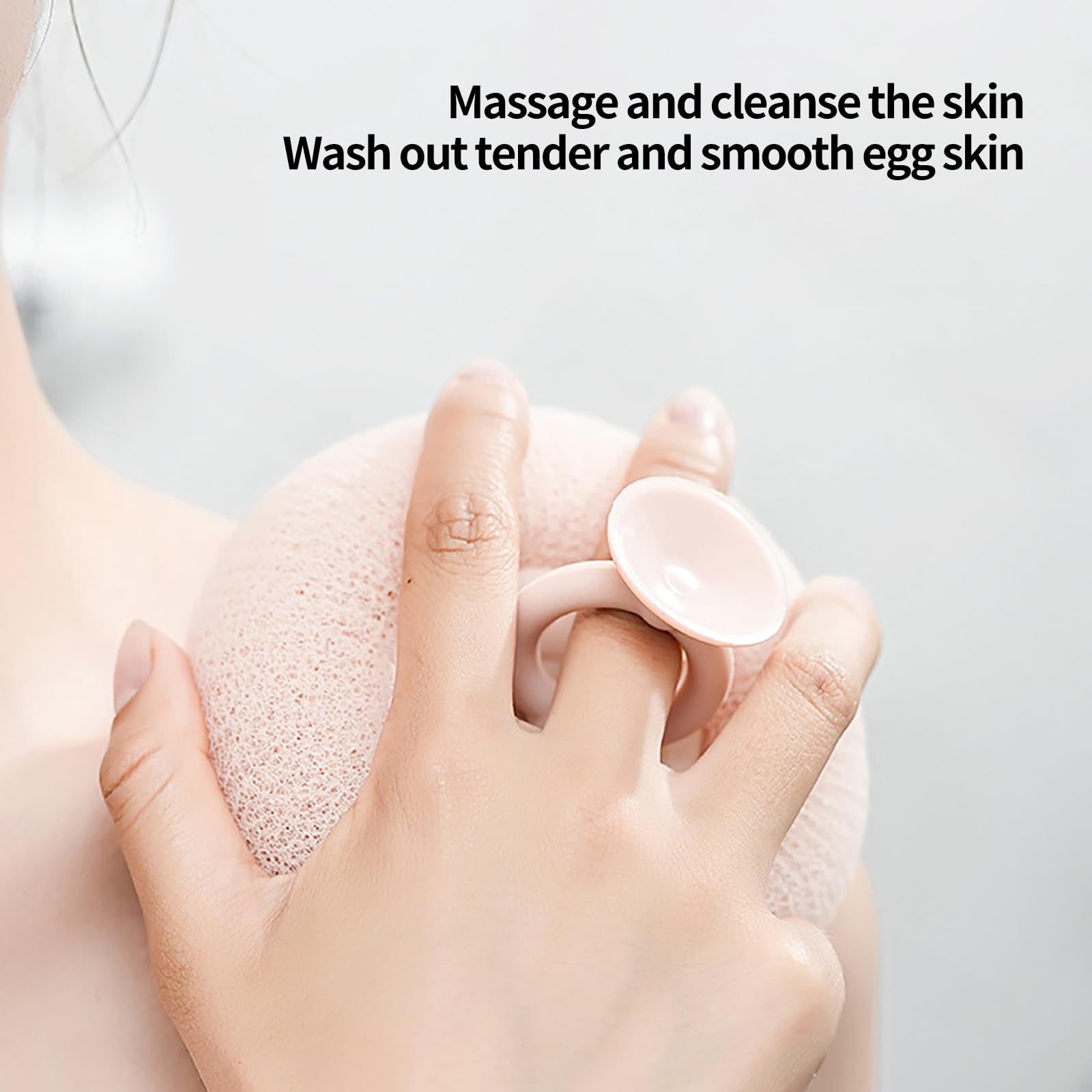 Generic sunflower skin-friendly bath sponge suitable for all skin types and gentle cleansing.
