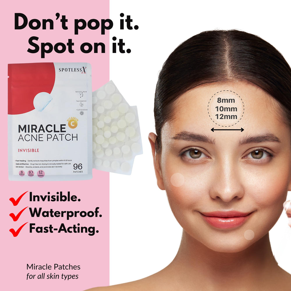 Generic three-size-patches-8mm-10mm-12mm shown for varied blemish coverage.