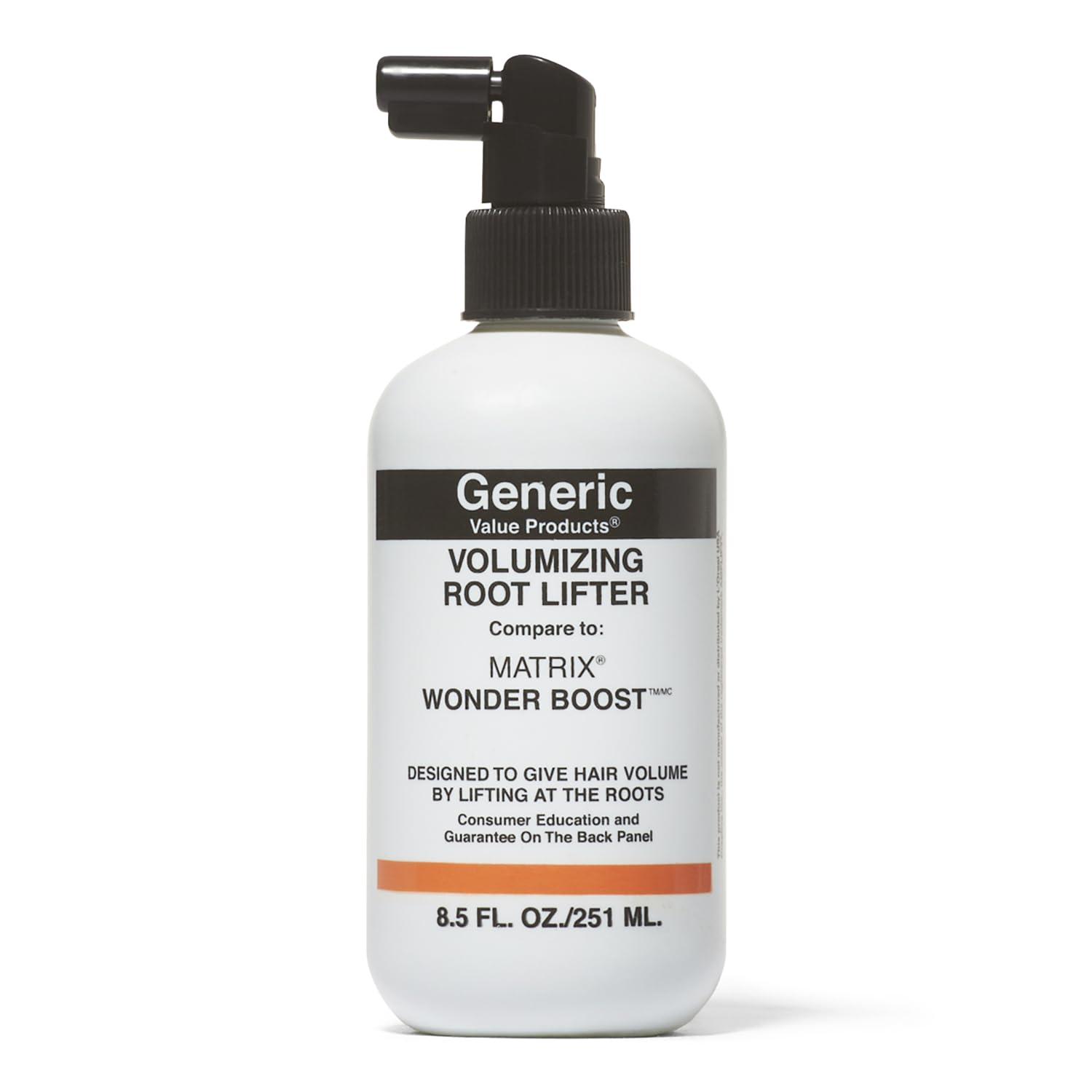 Generic Value Products Root Lifter bottle boosts lift with weightless feel