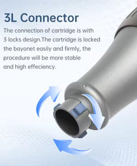 Genetic Brilliance Labs wireless cosmetic pen with 0.25mm cartridges enables versatile treatments and easy swaps.