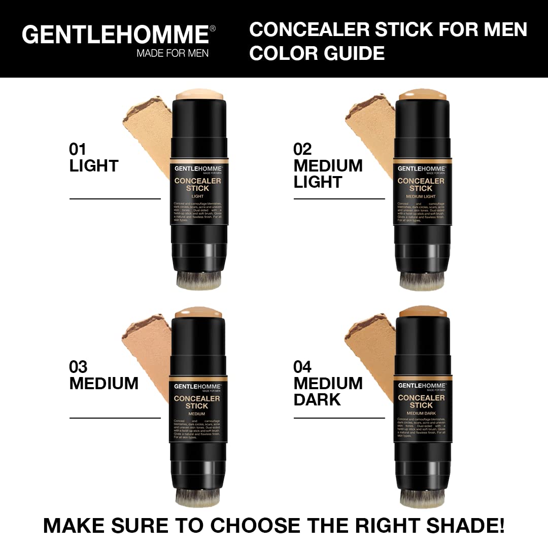 Gentlehomme concealer-stick-all-skin-types suits every complexion with easy conceal and blend.