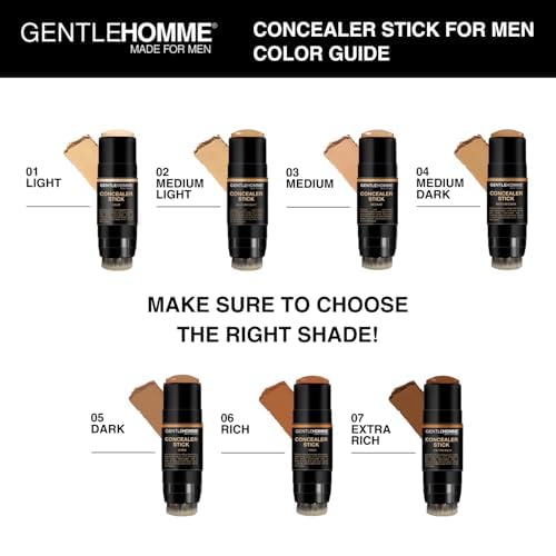 Gentlehomme concealer stick portable compact close-up for on-the-go touch-ups.