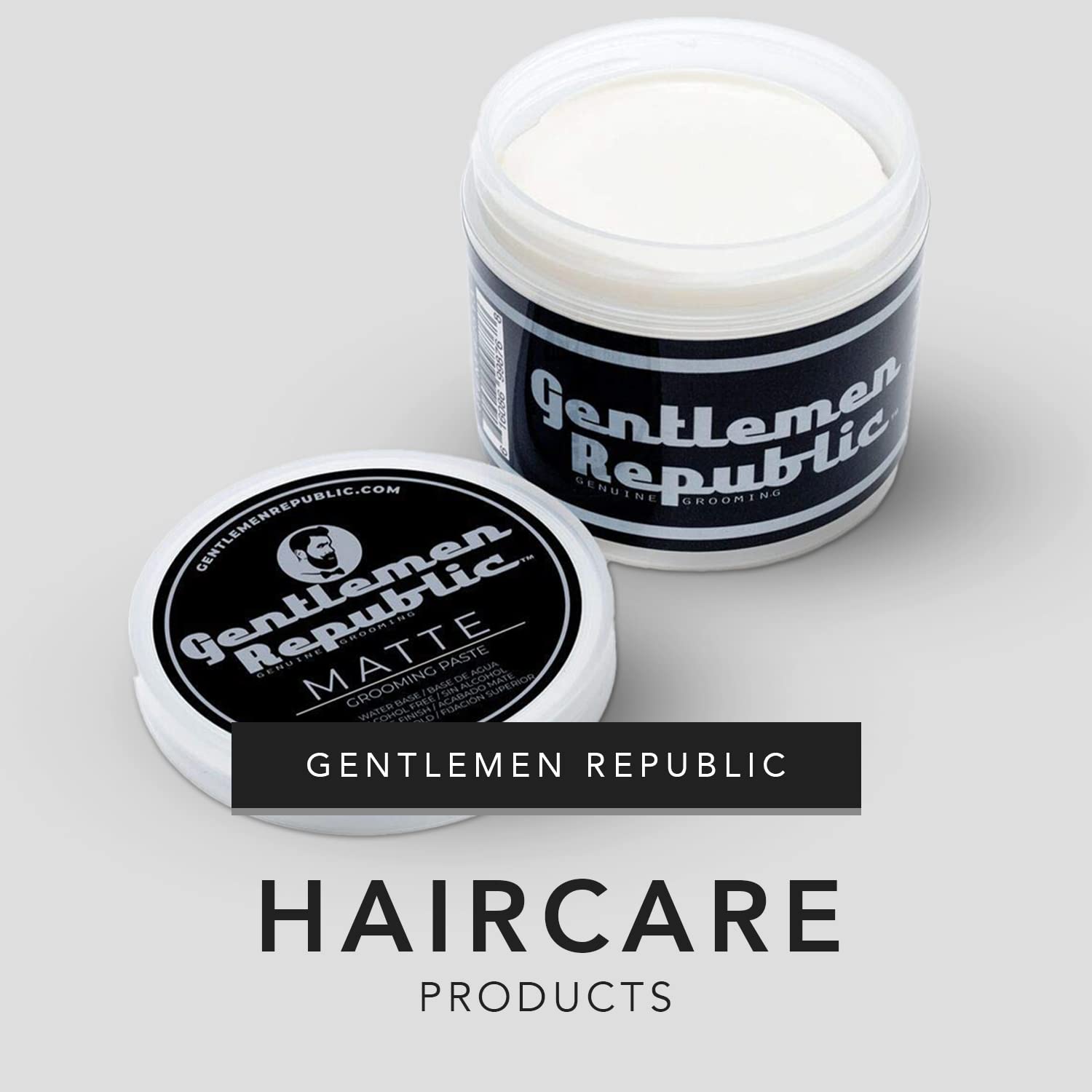 Gentlemen Republic long hair styled with water-based paste for easy washout.