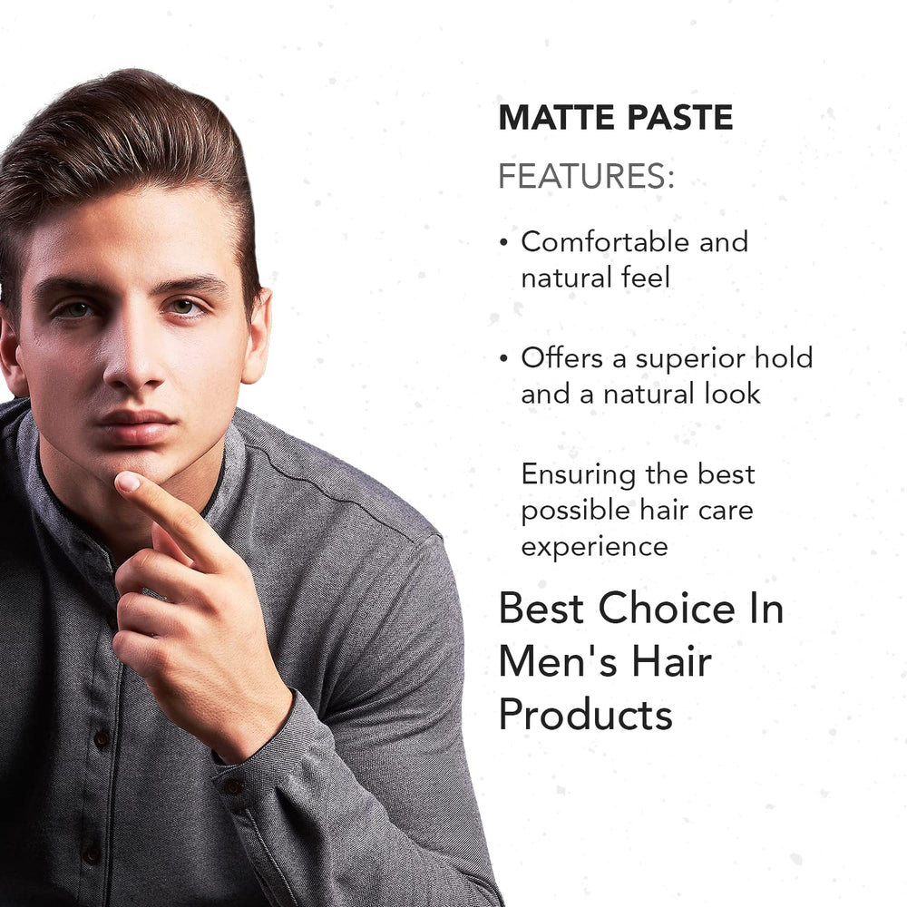 Gentlemen Republic matte paste for a clean, non-greasy finish.
